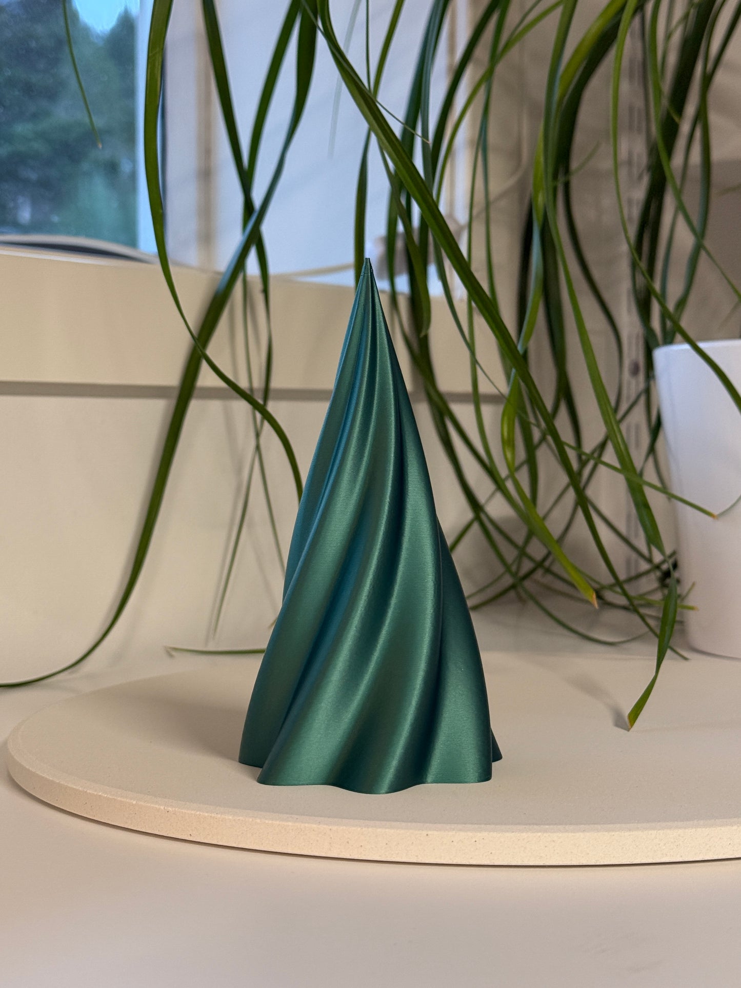 Juletre medium fra siden Grønn 3D printet PLA