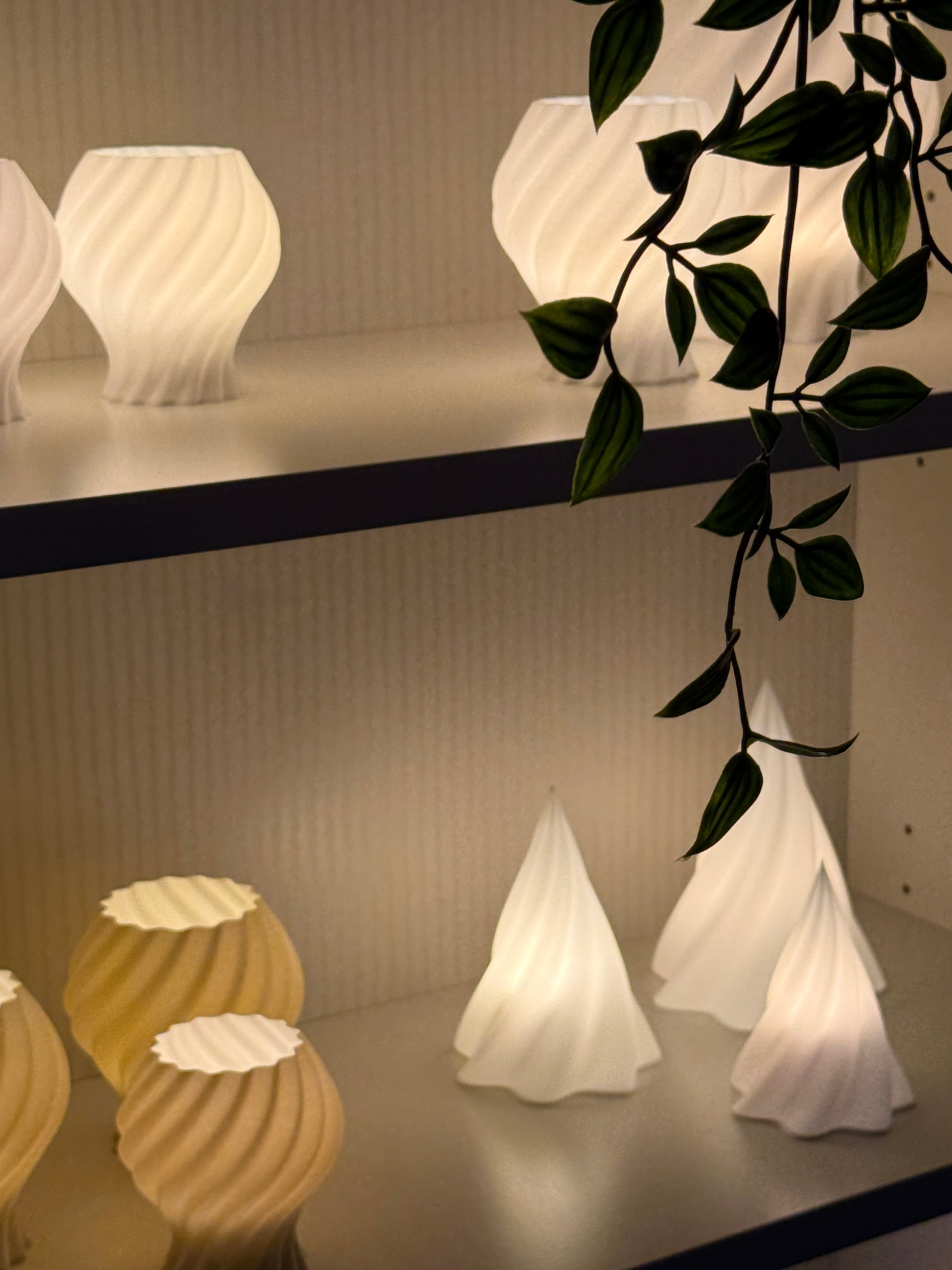 PureDesigns Swirl telysholder vintertre samling